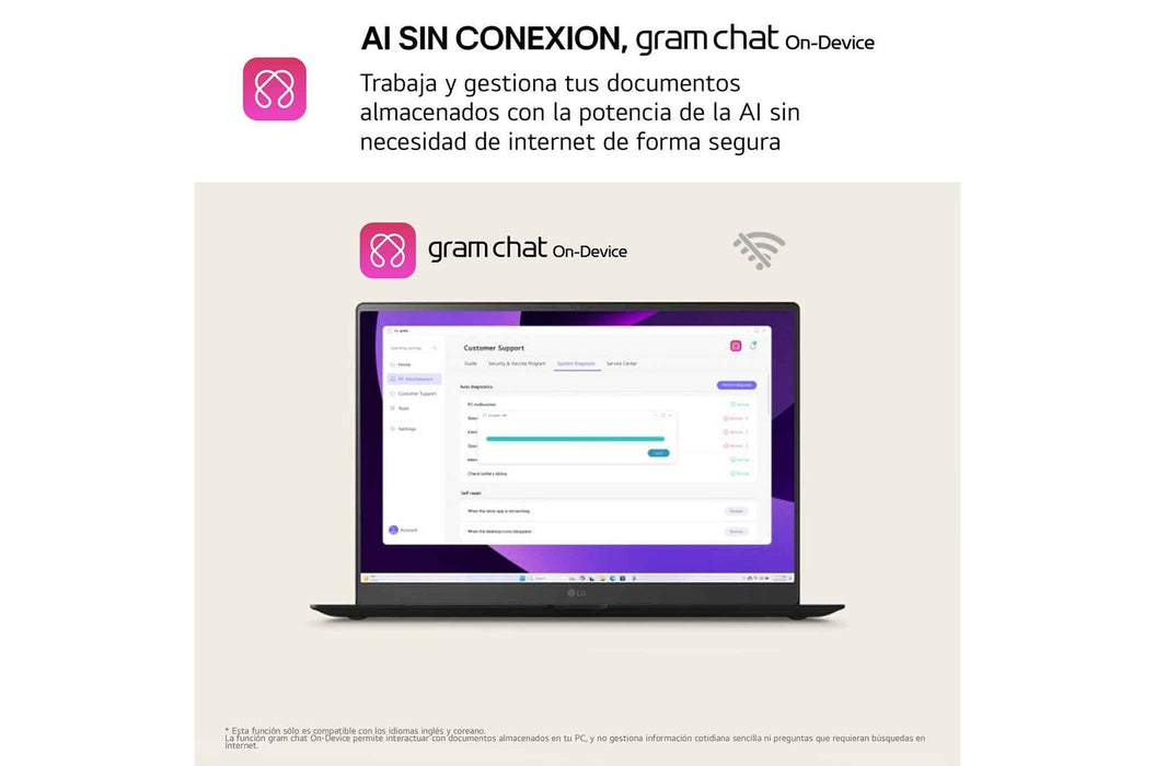 EAN 8806096571385 - LG Gram Pro 16Z90TR Copilot+ PC Intel Core Ultra 7 255H Portátil 40,6 cm (16") WQXGA 32 GB LPDDR5x-SDRAM  imagen 7