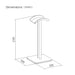 EAN 8435739903667 - AISENS HSM001-397 auricular / audífono accesorio Soporte para auriculares imagen 7