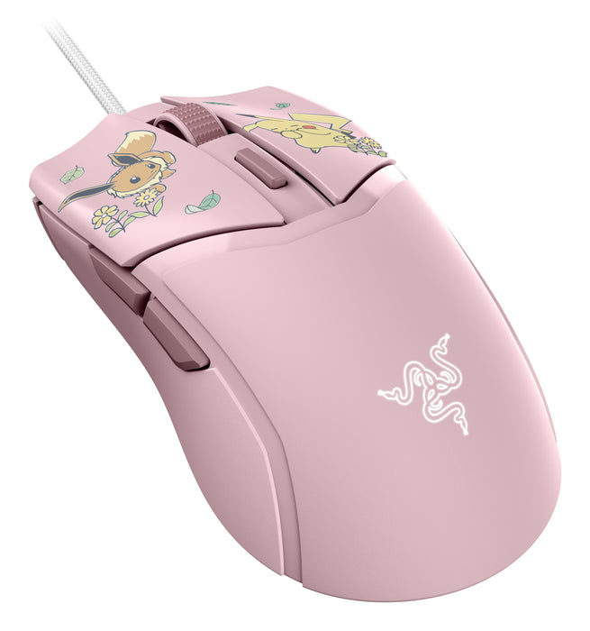 Razer Raton Cobra Pokemon Pikachu & Evoli Edition Cablegebunden