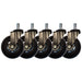 EAN 4260070127984 - LC-Power LC-CASTERS-7BB-SPEED pieza de sillas de oficina Negro Plástico, Caucho Ruedas giratorias imagen 4