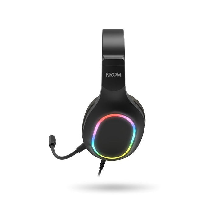 Krom Kenta Pc Combo Gaming 4 En 1 Rgb Negro
