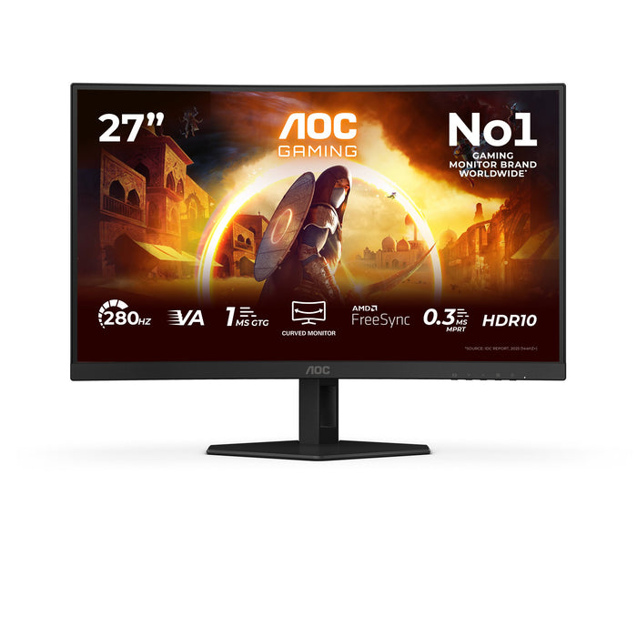 EAN 4038986182027 - AOC G4 C27G4ZXE pantalla para PC 68,6 cm (27") 1920 x 1080 Pixeles Full HD LED Negro, Gris imagen 1