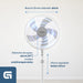EAN 8426156012797 - Grunkel FAN-165R ventilador Blanco imagen 3