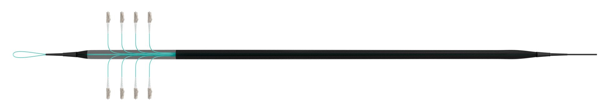 Efb Trunkcable U-Dq(Zn)Bh Om3 8g (1x8) Lc-Lc 100m Dca Lszh
