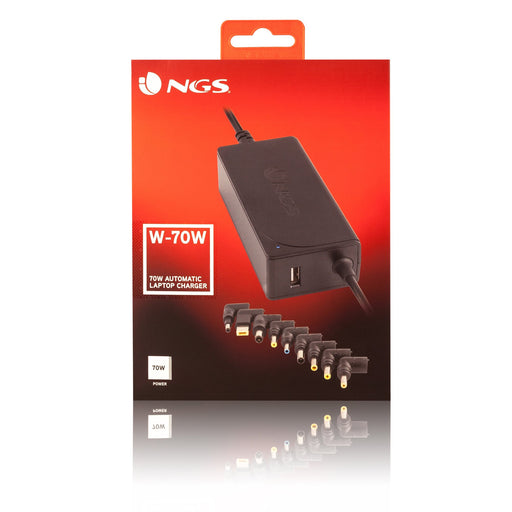 EAN 8436001313924 - NGS W-70W adaptador e inversor de corriente Interior Negro imagen 2