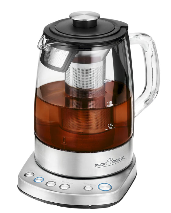 EAN 4006160011678 - ProfiCook PC-WKS 1167G tetera 1,5 L 2200 W Fruta del bosque, Acero inoxidable imagen 1
