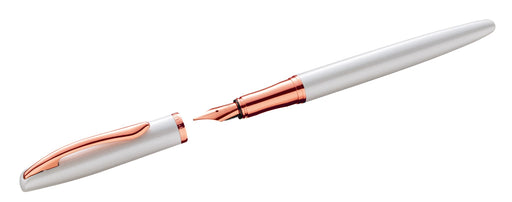 EAN 4012700821805 - Pelikan Jazz Noble Elegance P36 pluma estilográfica Sistema de carga por cartucho Oro, Perlado, Blanco 1  imagen 1