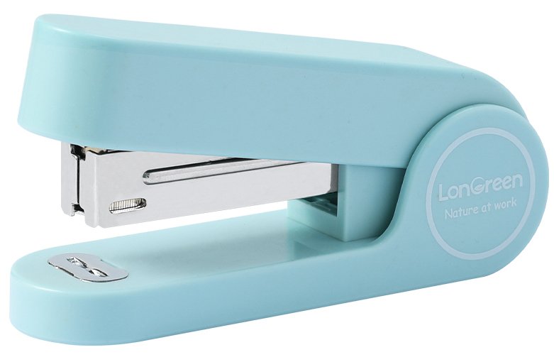 Deli Heftgerät Longreen 25 Blatt Azul Claro