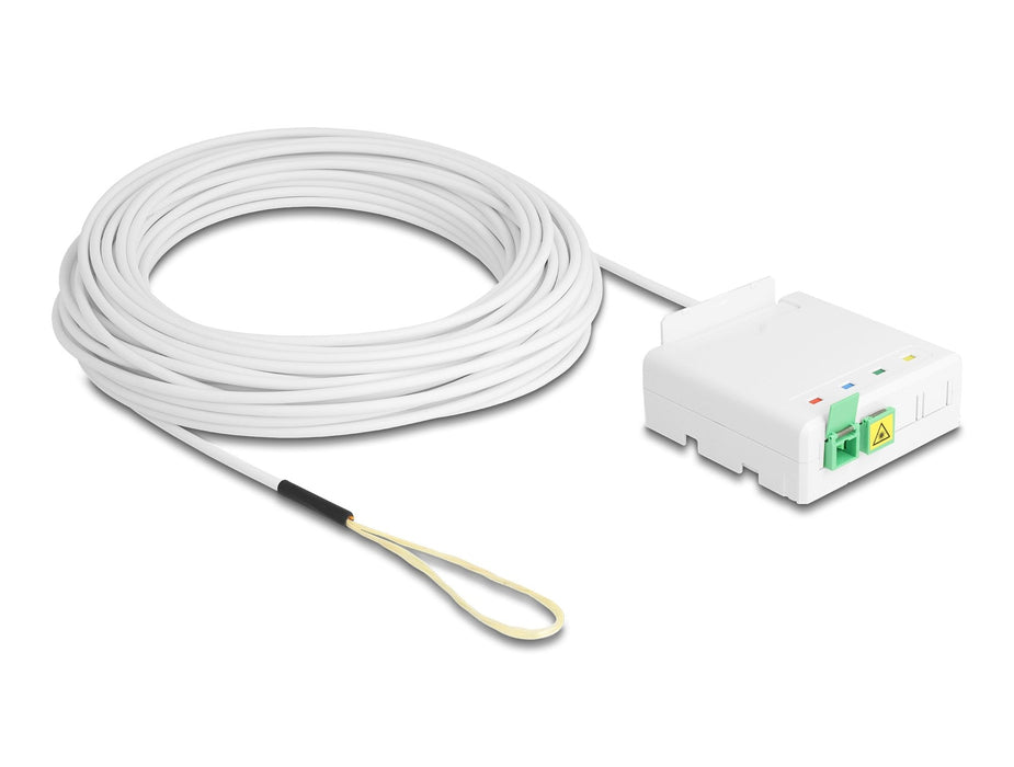 Cable Delock 85933 De Fibra Optica 30 M 2x Sc/Apc G.657.A1 Blanco