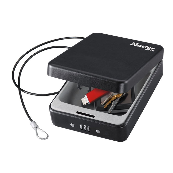 EAN 0071649294167 - MASTER LOCK P005CEURBLKHRO caja de candados en grupo Negro Acero 1 pieza(s) imagen 1
