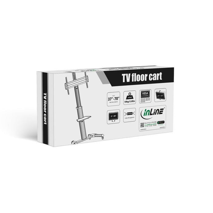 Carro De Tv De Altura Ajustable Inline, Para Led-Tv De 37"-70" (94-178 Cm), Máx. 50kg
