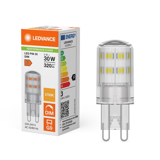 Osram Led Pin G9 Dim P 3w 827 Clear G9 Dimmbare Led-Lampen M.Stecksockel G9 Led Pi