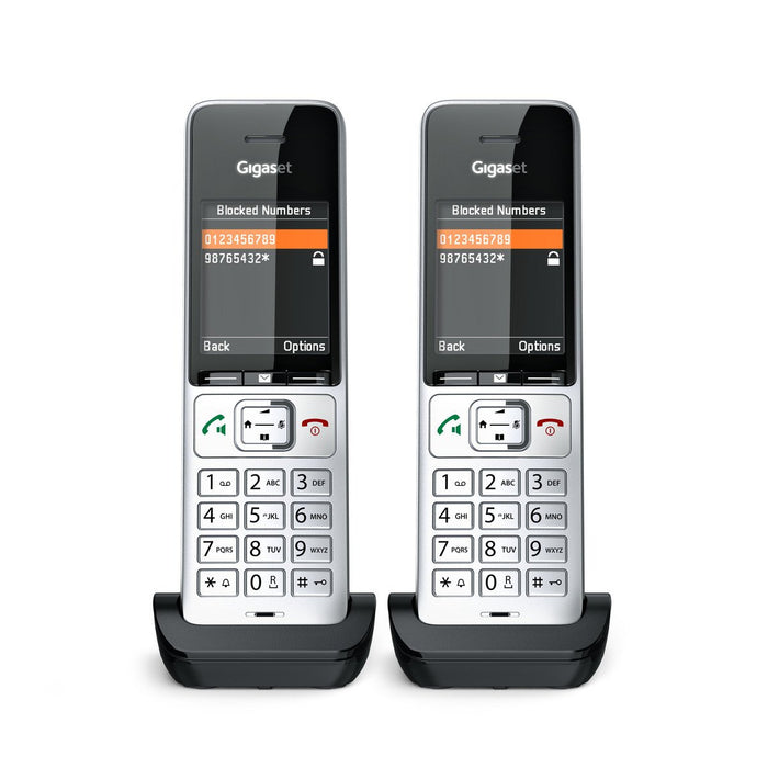 EAN 4250366866079 - Gigaset COMFORT 500HX duo Teléfono DECT/analógico Identificador de llamadas Negro, Plata imagen 7