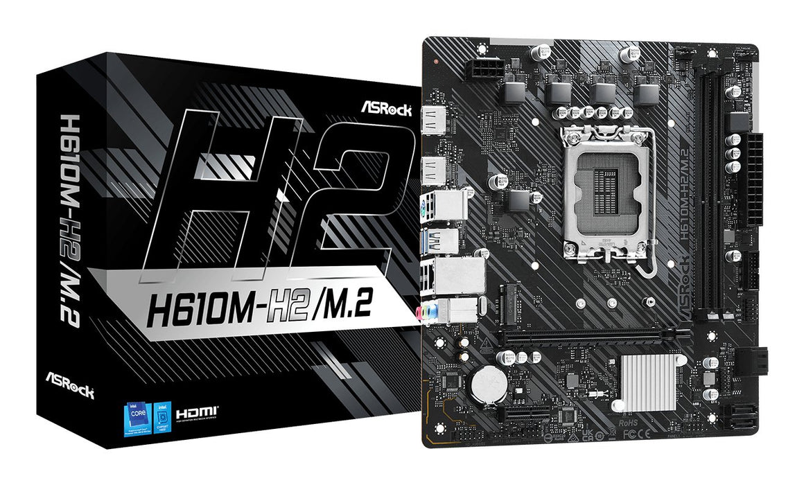 EAN 4710483946929 - Asrock H610M-H2/M.2 Intel H610 LGA 1700 micro ATX imagen 1