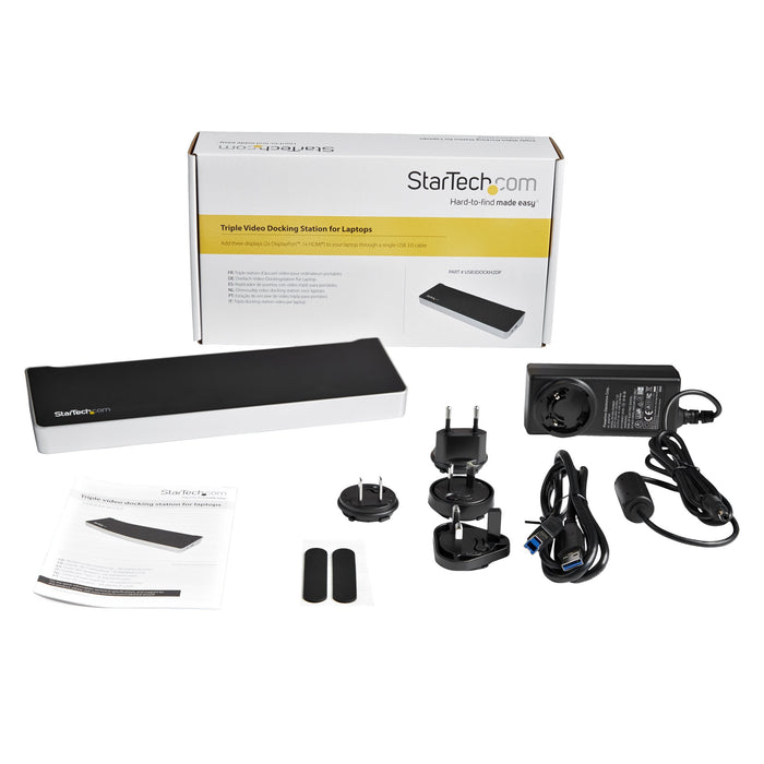 EAN 0065030860918 - StarTech.com USB3DOCKH2DP base para portátil y replicador de puertos Alámbrico USB 3.2 Gen 1 (3.1 Gen 1)  imagen 6