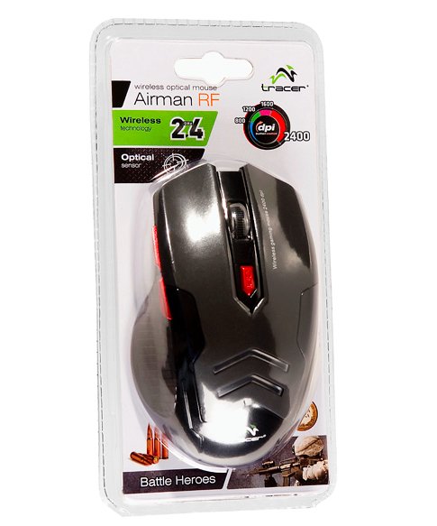 EAN 5907512851517 - Tracer Airman ratón RF inalámbrico Óptico 2400 DPI imagen 5
