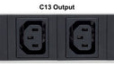 EAN 0766623163651 - Intellinet 163651 unidad de distribución de energía (PDU) 8 salidas AC 1U Negro, Plata imagen 5