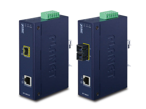 EAN 4711213687556 - PLANET IFT-802T convertidor de medio 200 Mbit/s 1310 nm Azul imagen 2