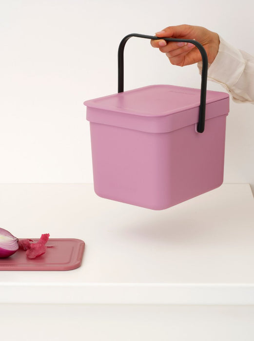 Brabantia Sort & Go Abfallbehäl. Lilac Pink 6 L