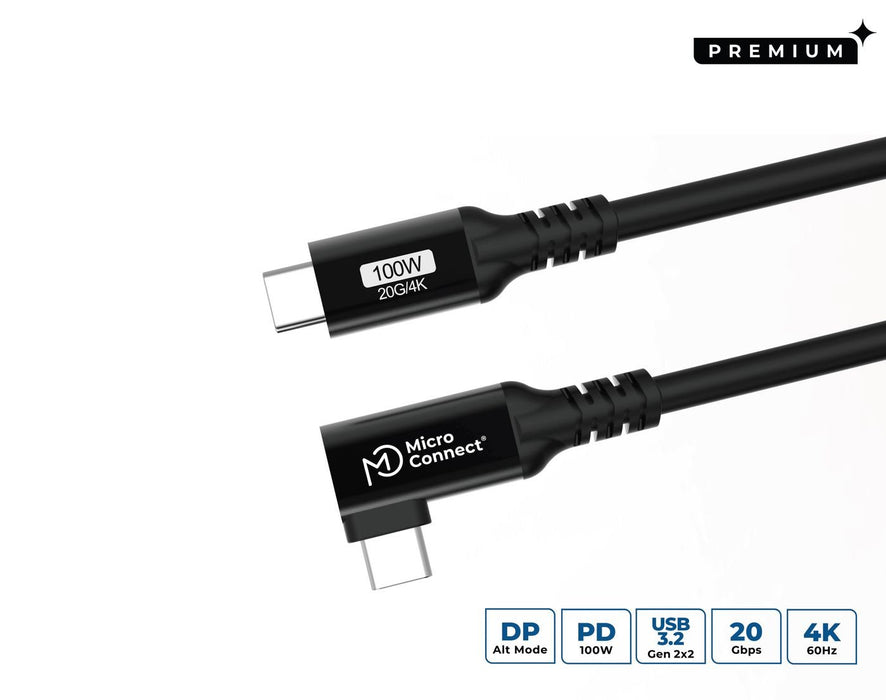 EAN 5715063212370 - Microconnect USB3.2CC4-A cable USB USB 3.2 Gen 2x2 4 m USB C Negro imagen 1
