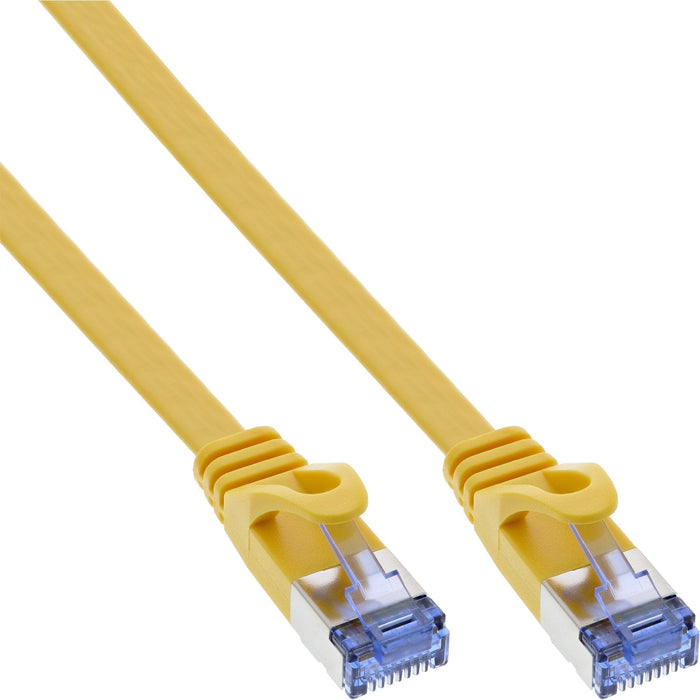 Cable De Red  Plano Inline, U/Ftp, Cat.6a, Amarillo, 1 M