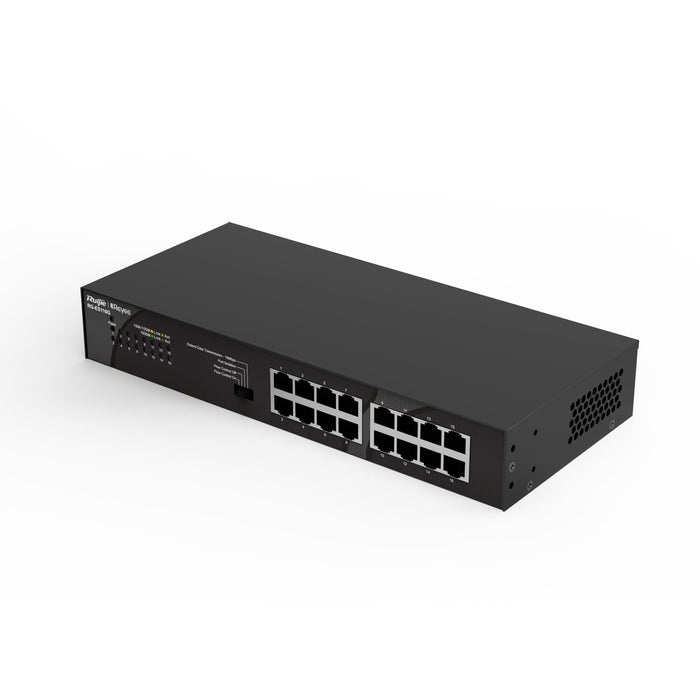 EAN 6971693270312 - Ruijie Networks RG-ES116G switch No administrado Gigabit Ethernet (10/100/1000) Negro imagen 4