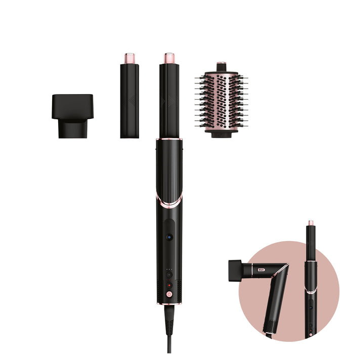 EAN 622356270601 - Shark FlexStyle HD424EU Herramienta de peinado con múltiples accesorios Caliente Negro, Oro rosa 1400 W 2, imagen 10