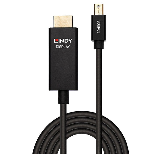 EAN 4002888409209 - Lindy 40920 adaptador de cable de vídeo 0,5 m Mini DisplayPort HDMI Negro imagen 2