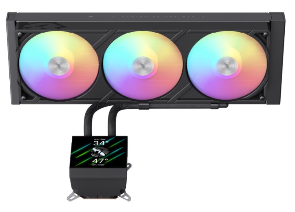 Gamemax  Cpu Liquid Cooler  Glacier 360 Lcd  Black