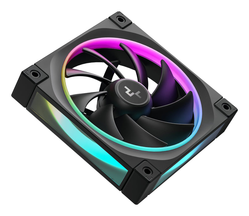 EAN 6933412711087 - DeepCool FL12-3 in 1 Carcasa del ordenador Ventilador 12 cm Negro 3 pieza(s) imagen 3