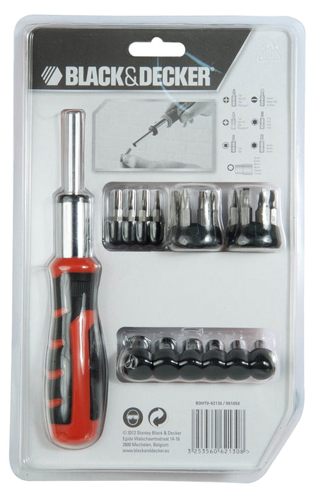 EAN 3253560621308 - Black & Decker BDHT0-62130 destornillador manual Destornillador múltiple Destornillador de trinquete imagen 4