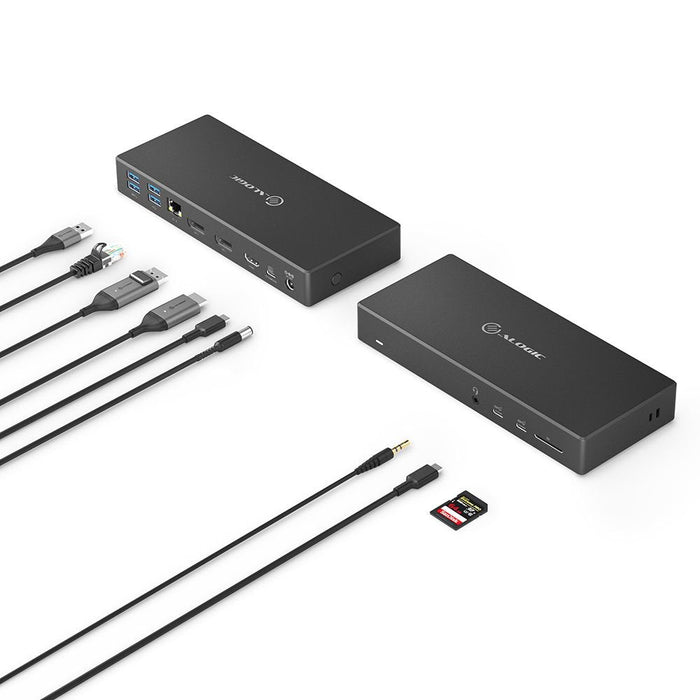 Alogic Ducma3 Base Para Portátil Y Replicador De Puertos Alámbrico Usb 3.2 Gen 1 [3.1 Gen 1] Type-C Negro