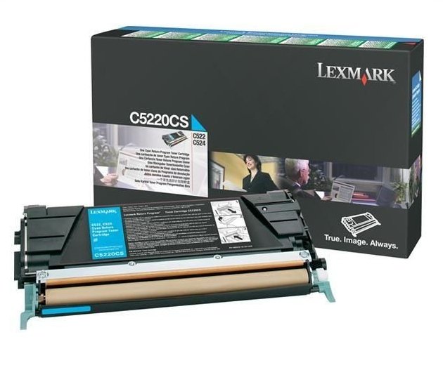 EAN 0734646396653 - Lexmark C5220CS cartucho de tóner 1 pieza(s) Original Cian imagen 1