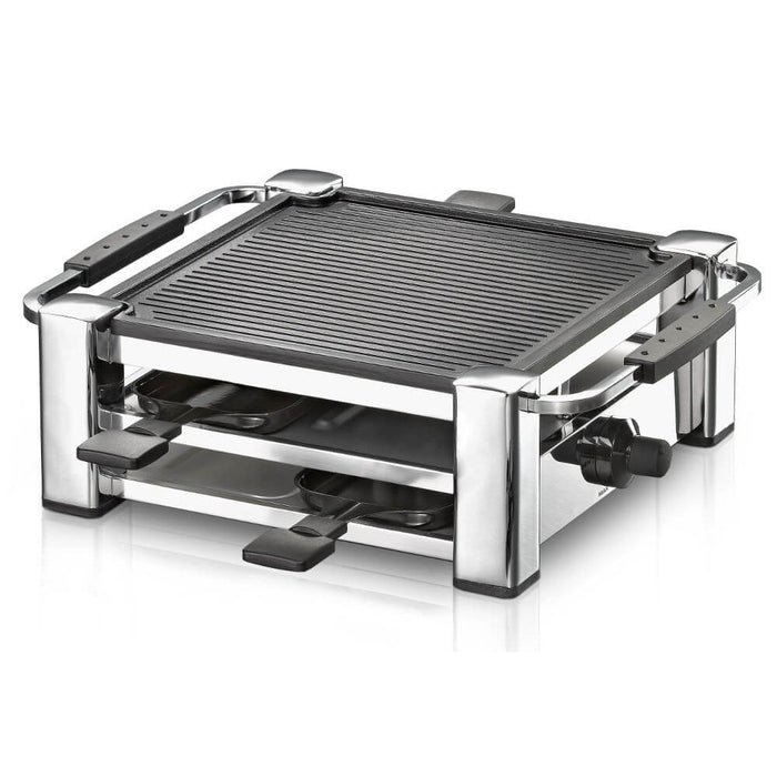 EAN 4001797238009 - Rommelsbacher RCC 1000 parrilla de interior 4 personas(s) 1000 W Negro, Cromo imagen 1