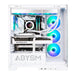 EAN 6974560223275 - ABYSM Danube Sava H500 White Escritorio Transparente, Blanco imagen 3