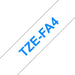 EAN 4977766761499 - Brother TZE-FA4 cinta para impresora de etiquetas Azul sobre blanco imagen 1
