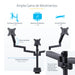 EAN 0065030902038 - StarTech.com 3MP2AG-MONITOR-ARM soporte para monitor 68,6 cm (27") Negro imagen 17