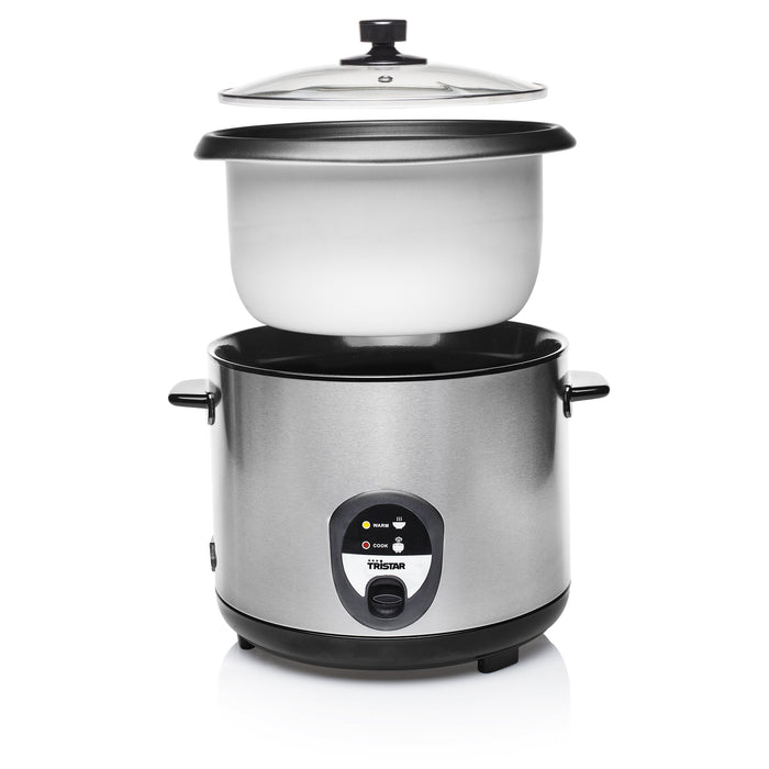 EAN 8713016009920 - Tristar RK-6129 arrocera 2,2 L 900 W Negro, Acero inoxidable imagen 3