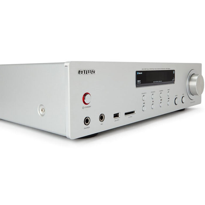 EAN 8435256897517 - Aiwa AMU-120BTSL amplificador de audio 2.0 canales Hogar Gris imagen 2