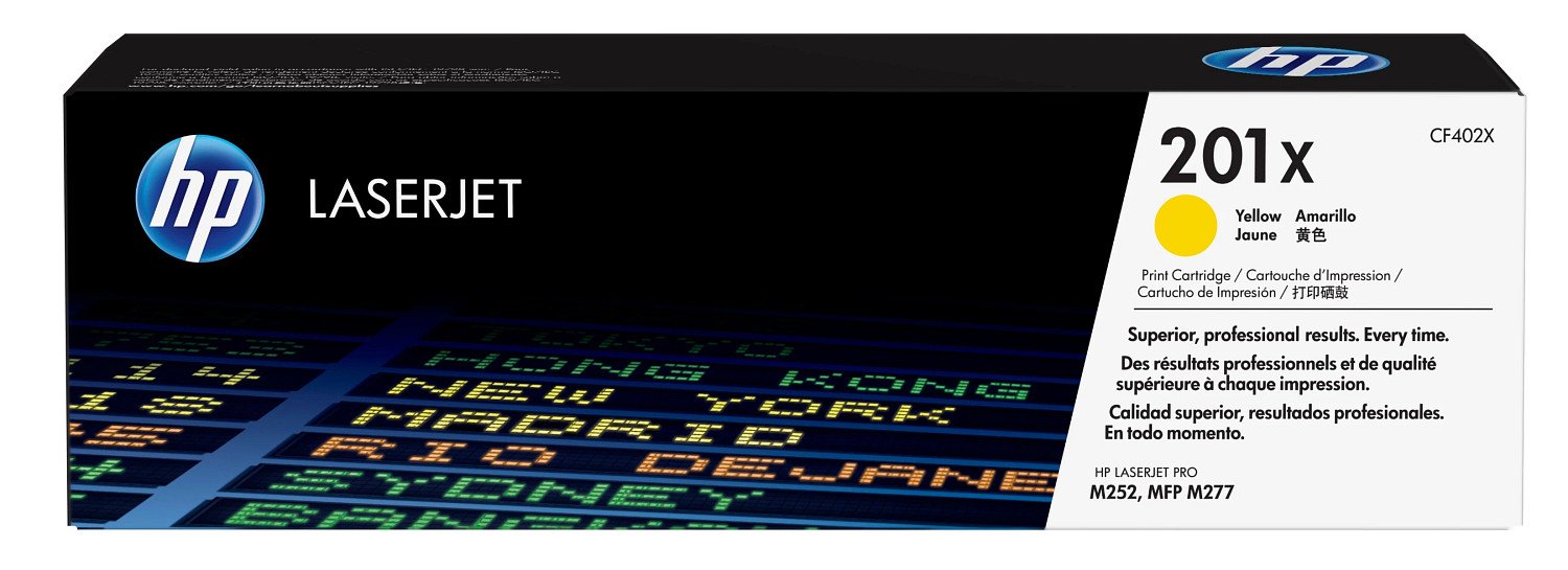 EAN 0888793238004 - HP 201X High Yield Yellow Original LaserJet Toner Cartridge cartucho de tóner 1 pieza(s) imagen 2