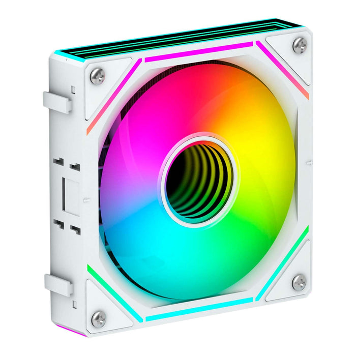 Refrigeración Líquida Cpu Abysm Gaming Oceanic 240 White Argb Velocidad De Ventiladores Y Otros Parámetros
