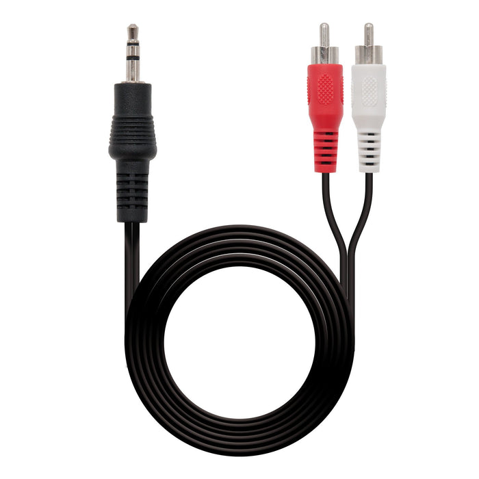 EAN 8433281002838 - Nanocable 10.24.0303 cable de audio 3 m 3,5mm Negro imagen 3