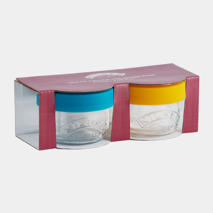 EAN 5010853270050 - Kilner 65025024 recipiente de almacenar comida Alrededor Establecer 0,125 L Azul, Transparente, Amarillo  imagen 3