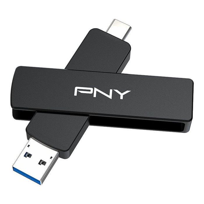 Stick Usb Flash 2 Tb - Pny Otg Duo Link V3 - Type-A Type-C