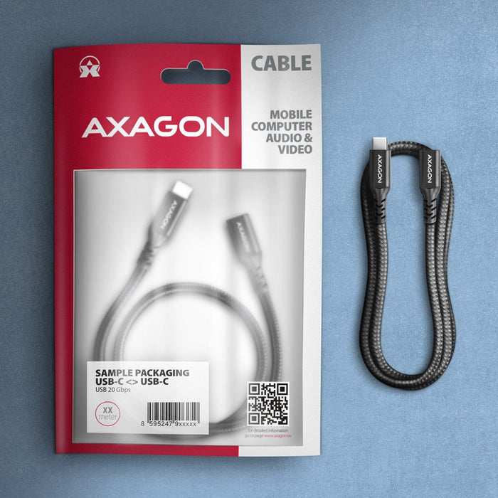 EAN 8595247907356 - Axagon BUCM32-CF05AB cable USB USB 3.2 Gen 2x2 0,5 m USB C Negro imagen 6
