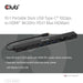 EAN 8719214473389 - CLUB3D CSV-2550 base para portátil y replicador de puertos Alámbrico USB Tipo C Negro imagen 12