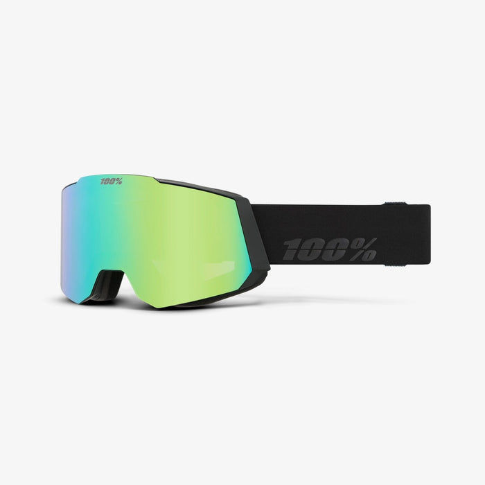 100percent Snow - Snowcraft Goggle Black Hiper Green Mirror