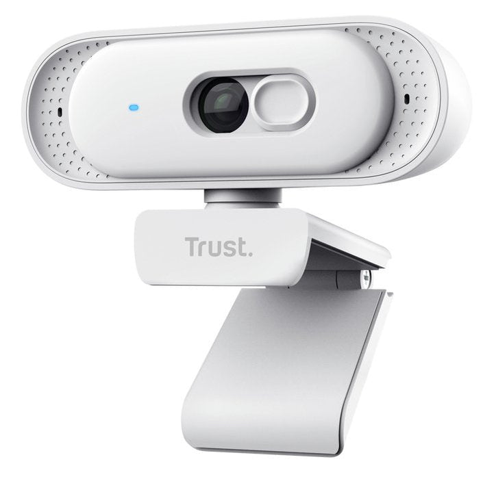 Webcam Trust Tomar 2k Qhd 2560x1440 30fps Fov 76 Grados Reduccion Ruido Privacidad Blanco