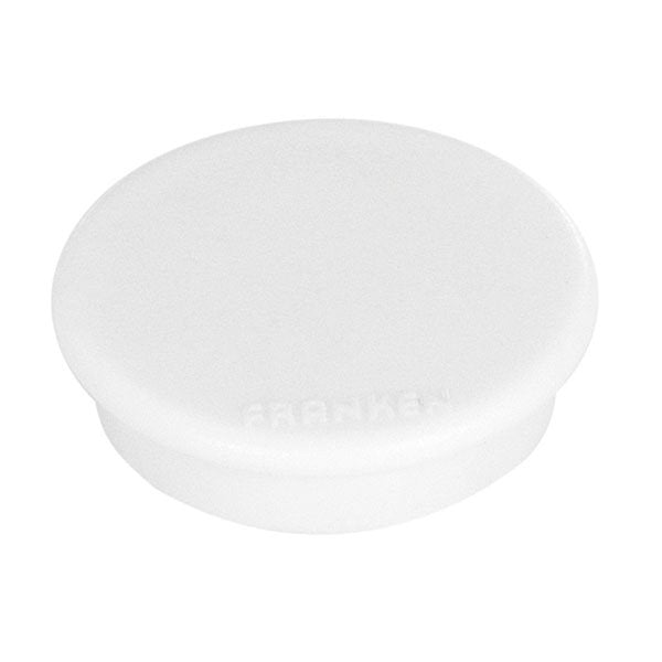 Franken Gmbh Franken - Magnet - 1,3 Cm Diámetro - Blanco (Paquete De 10)