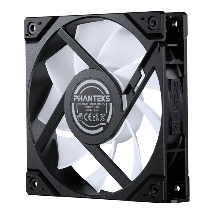 Phanteks M25g2-120 D-Rgb Triple Pack (Negro, 3er-Pack, 120 Mm) Ph-F120m25_g2_dbk01_3p